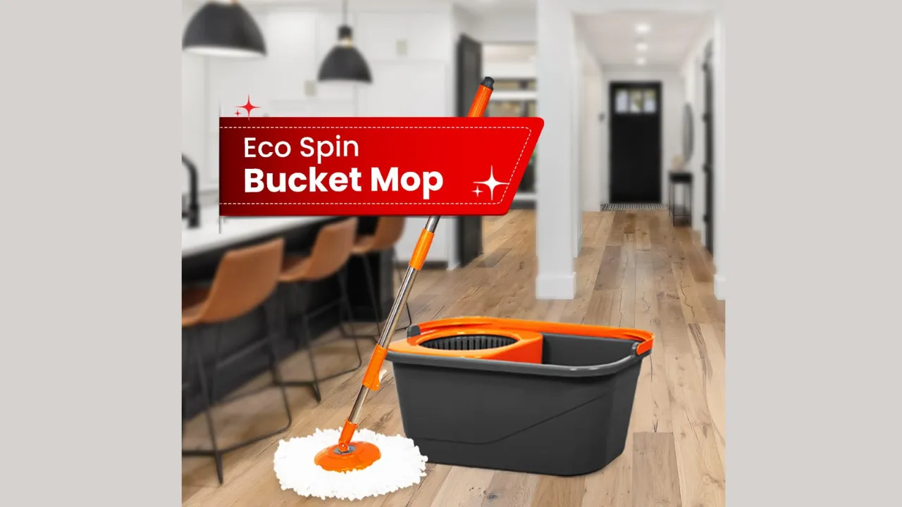 Chakaachak ECO Spin Bucket MOP with 4 Wheels