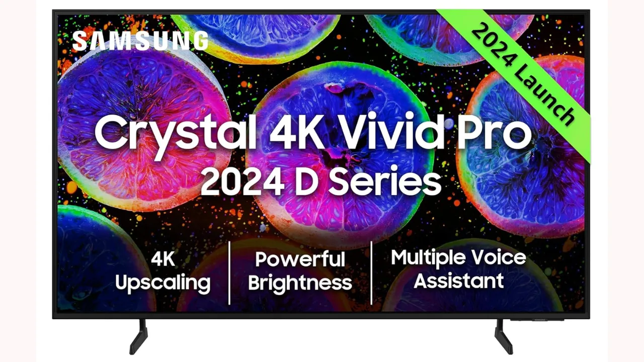 Samsung 108 cm (43 inches) D Series Crystal 4K Vivid Pro Ultra HD Smart LED TV