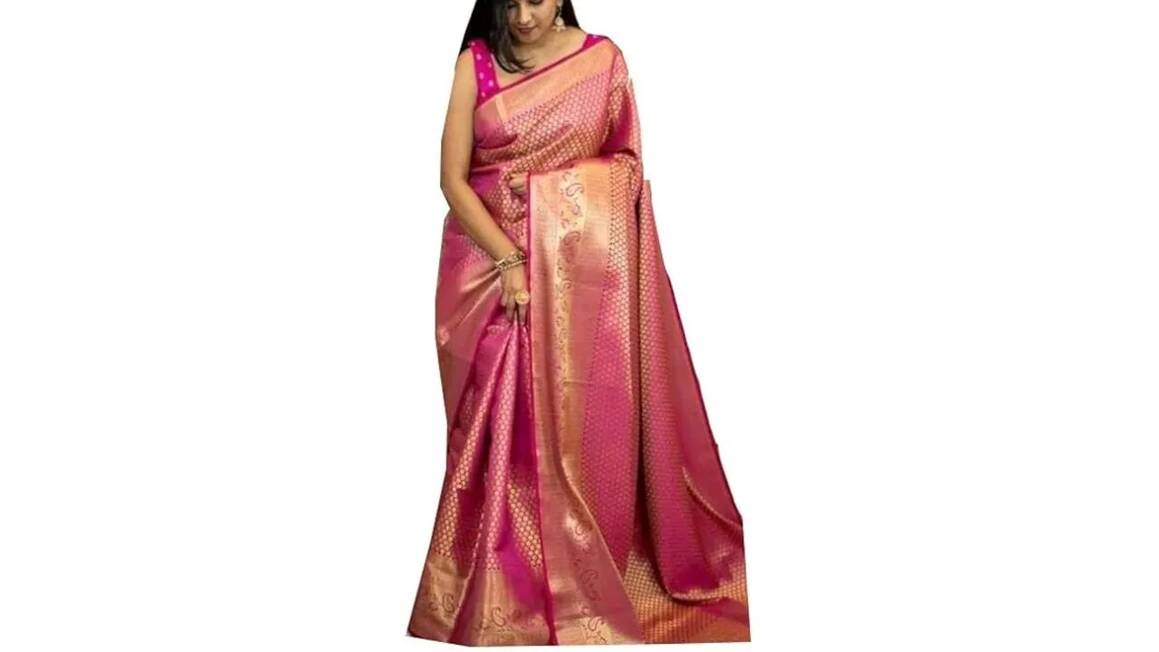  SGF11 Women's Kanjivaram Soft Silk Saree