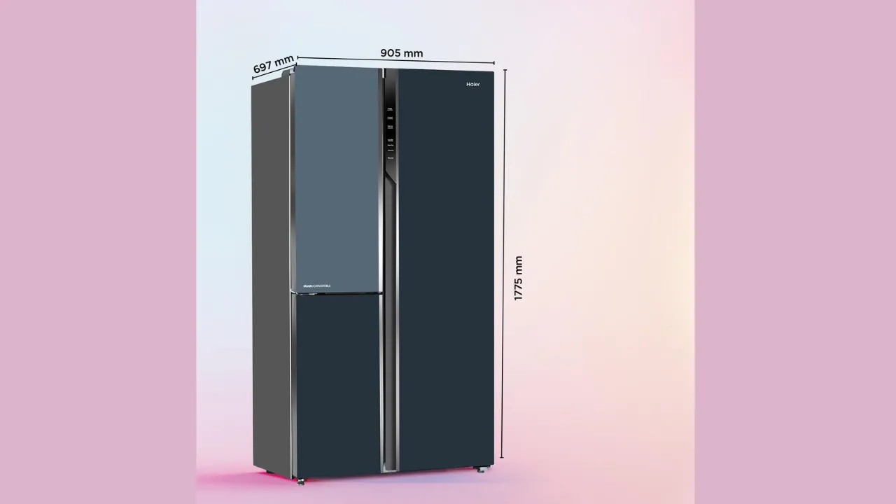Haier 598L, 3-Star, Vogue 83% Convertible Fridge Space, Expert Inverter 3-Door Refrigerator