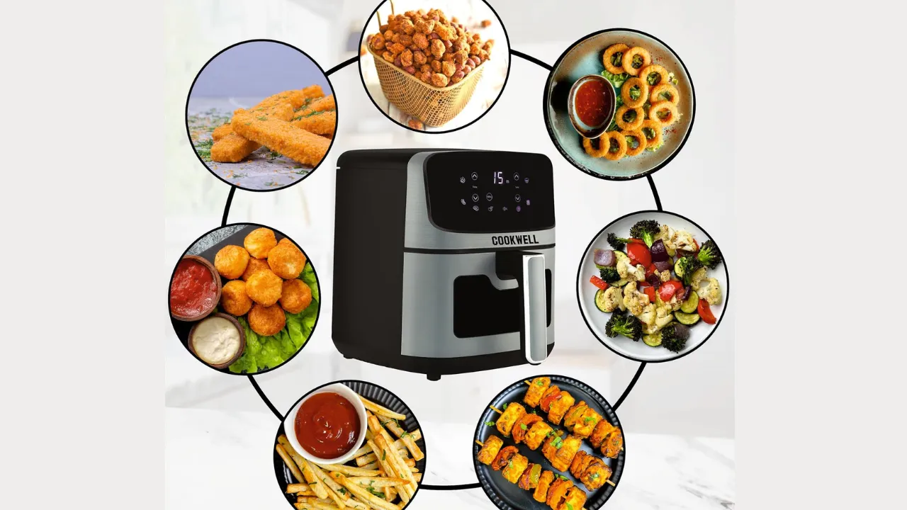 Cookwell Air Fryer - 5L With See Through Window
