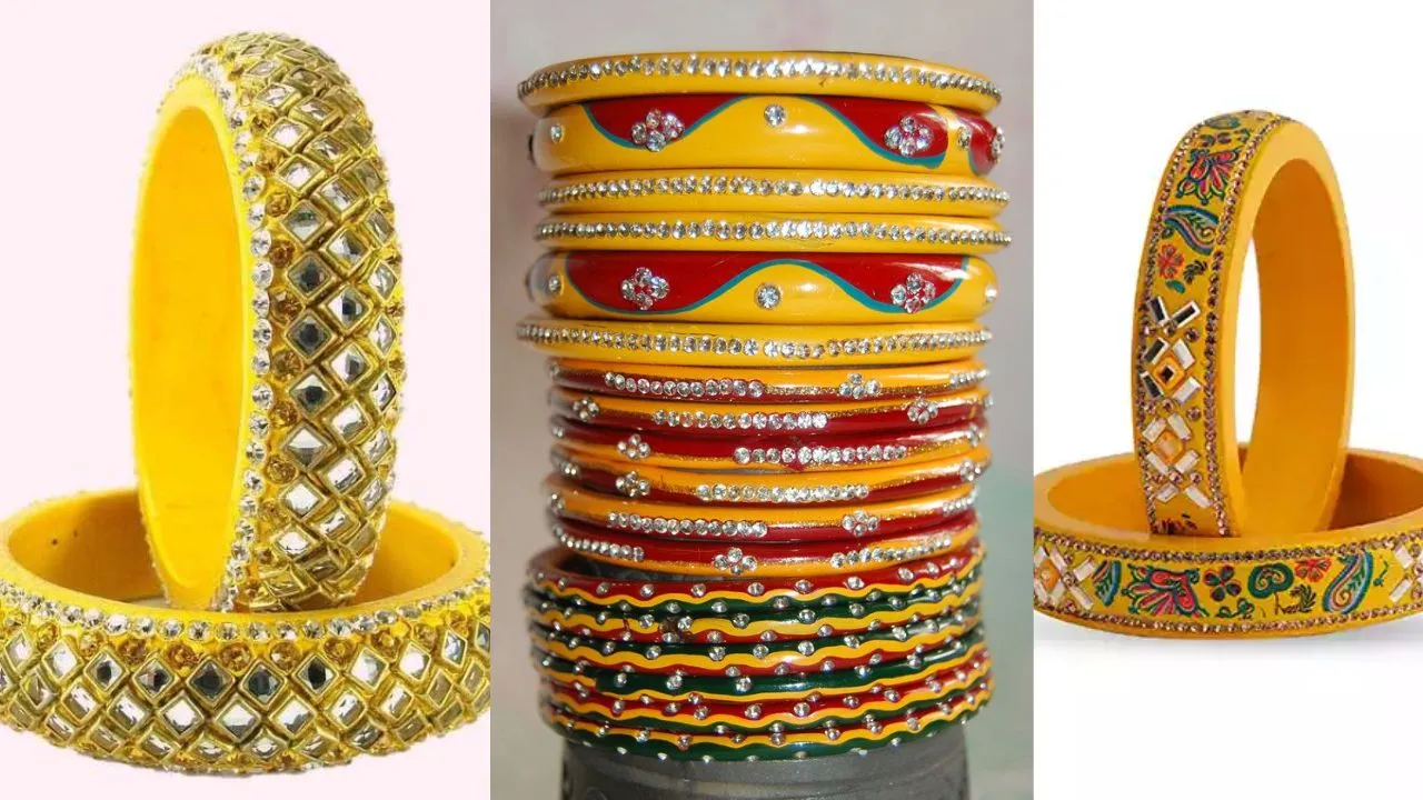 lac yellow bangles