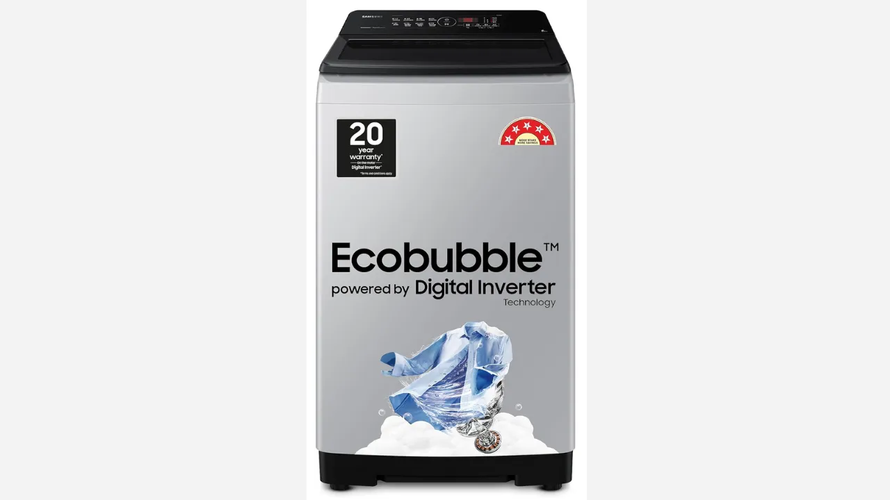 Samsung 8 kg, 5 star, Fully-Automatic Top Load Washing Machine
