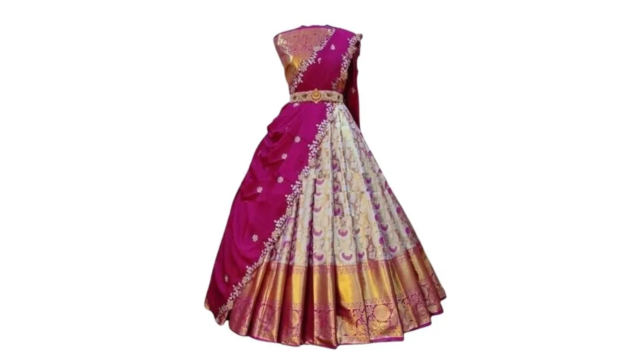 ZITON ENTERPRISE Women's Half Saree