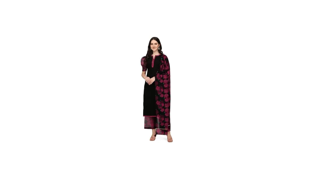 FIORRA Women's Kurta with Palazzo and Dupatta