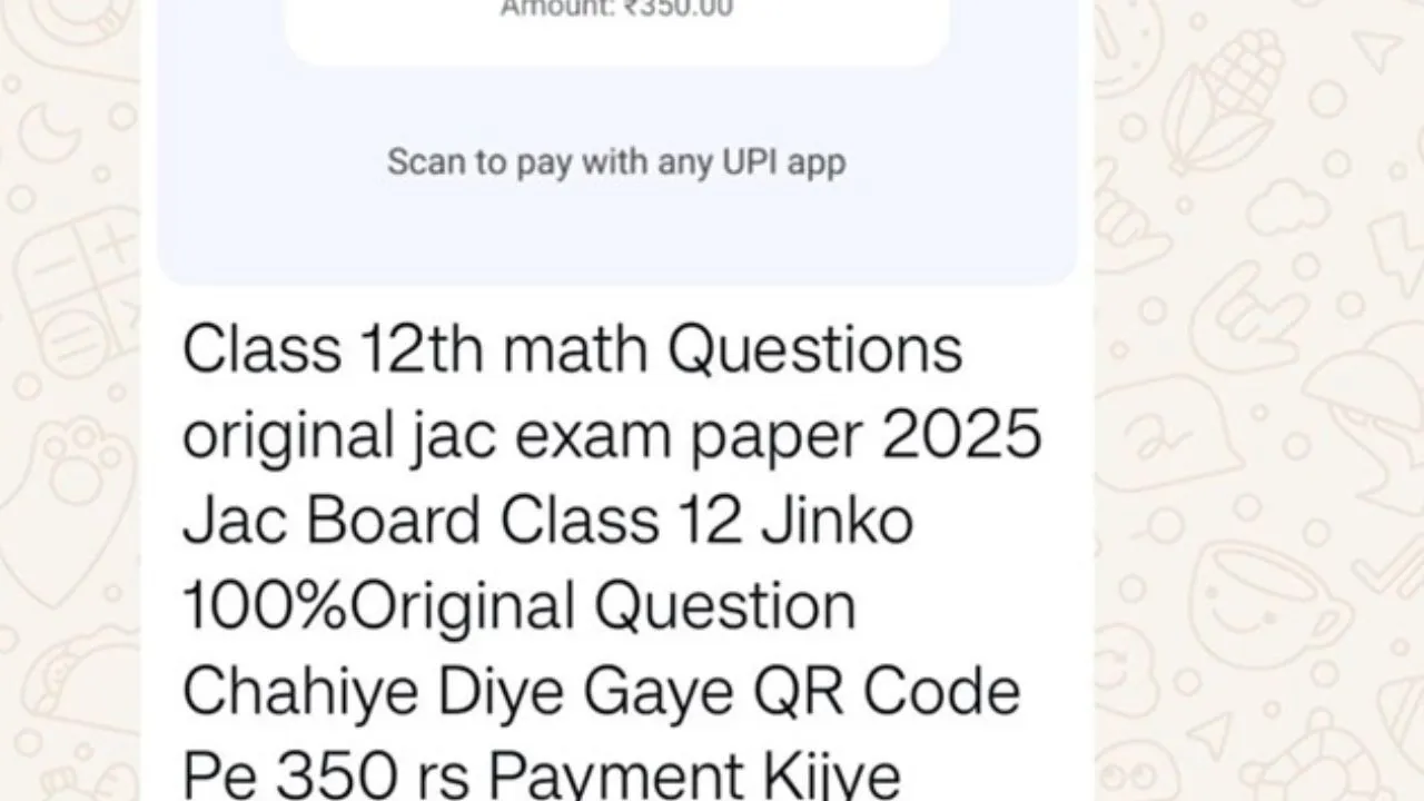 jharkhand board exam paper leake image (3)