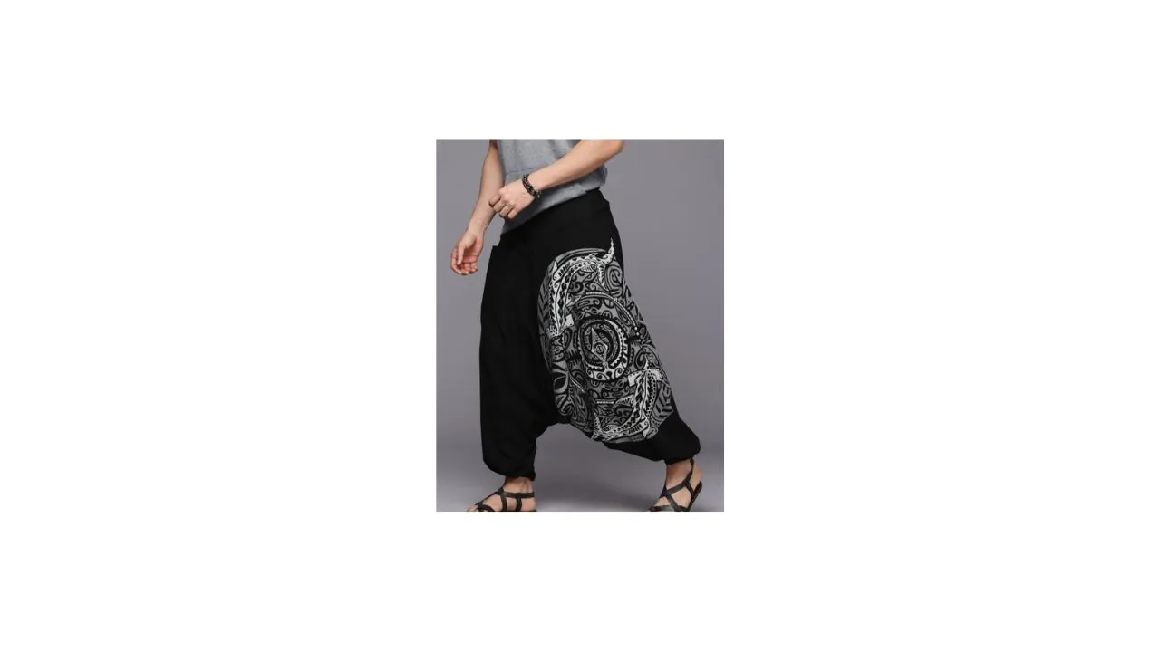 The Veshti Company Printed Loose Fit Harem Pants