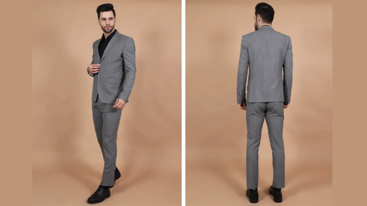 Wintage Single-Breasted Two-Piece Formal Suit