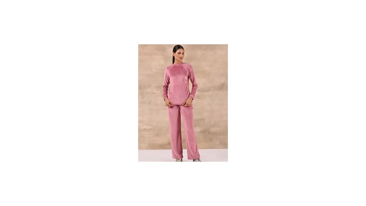 Lakshita Women Plus Size Velour Tracksuits