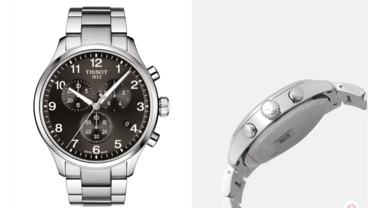 TISSOT Men Black Chrono XL Classic Analogue Watch