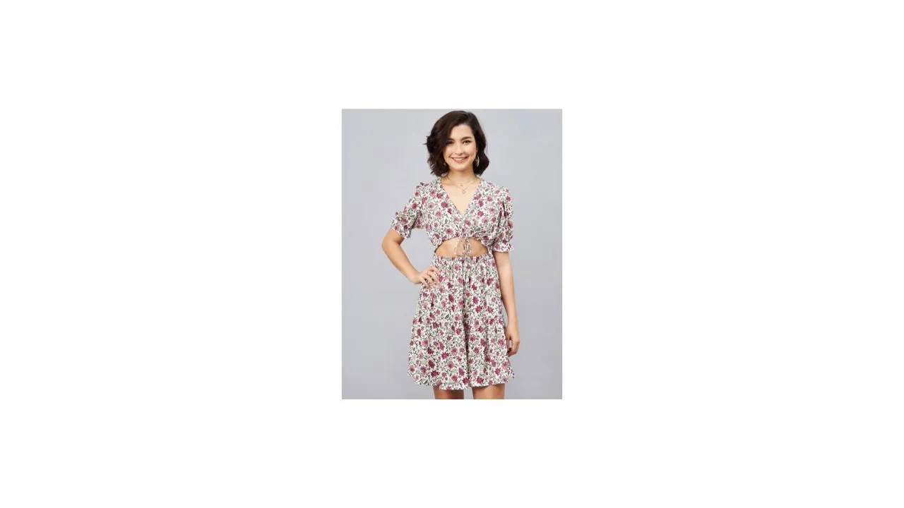 Orchid Blues A-Line Dress