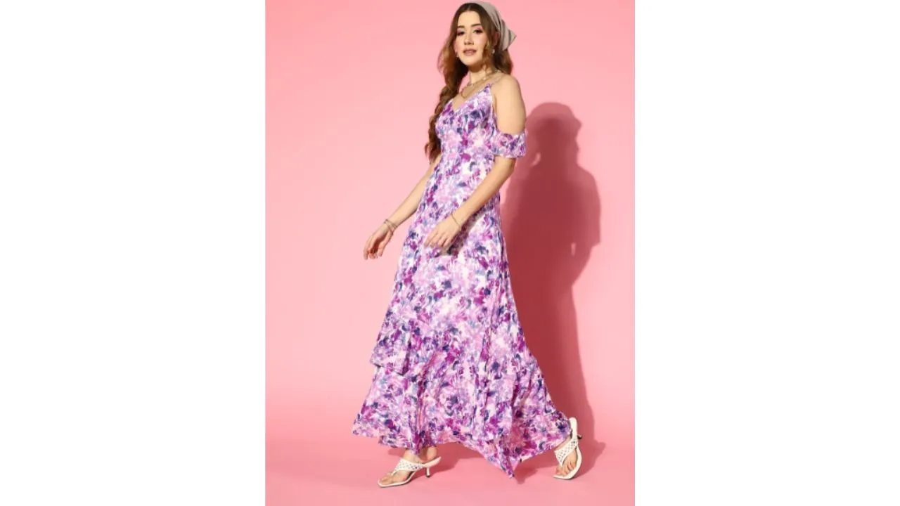 Floral Tiered Dress
