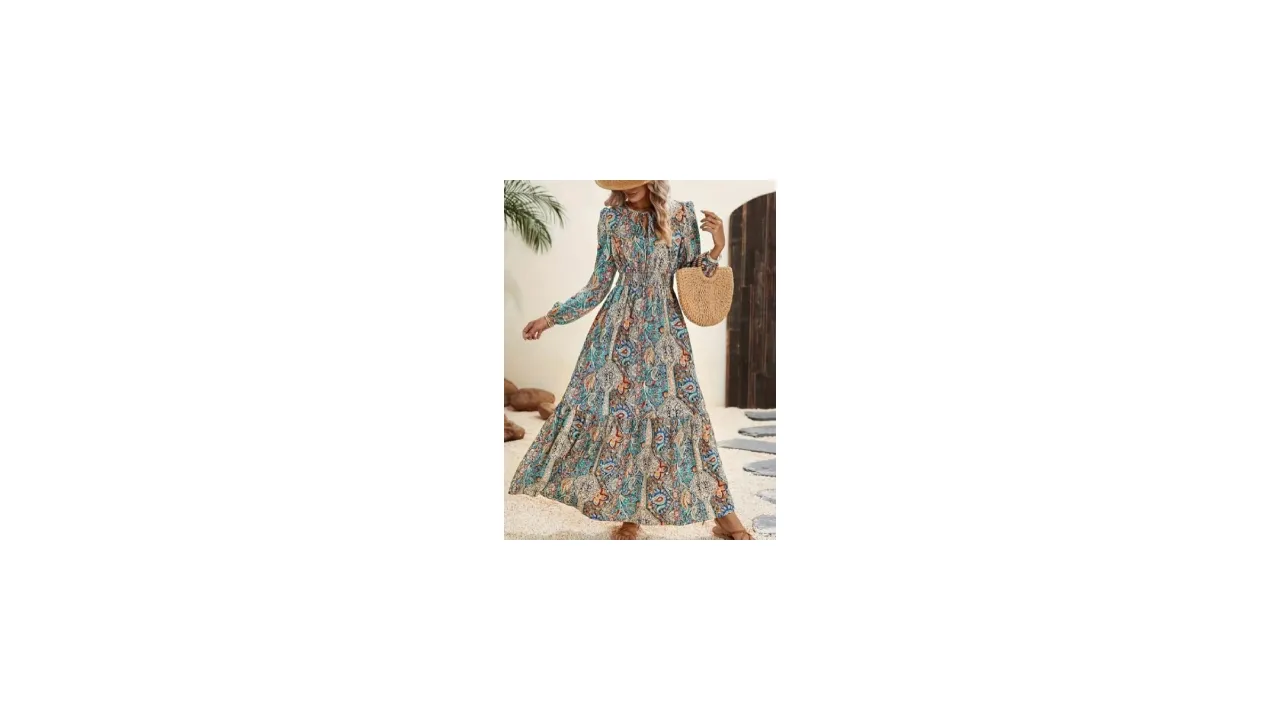 layered boho dress