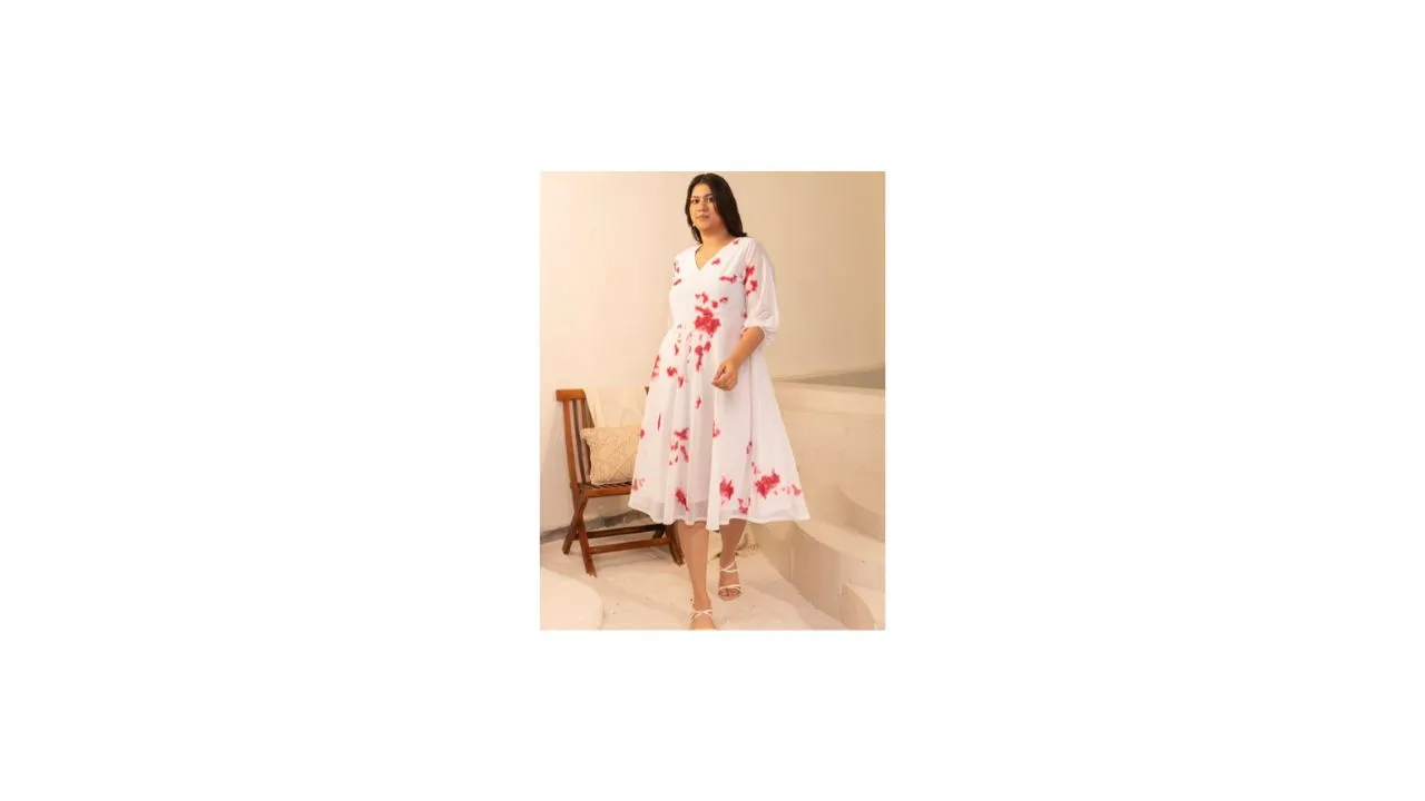Janasya Fit & Flare Dress