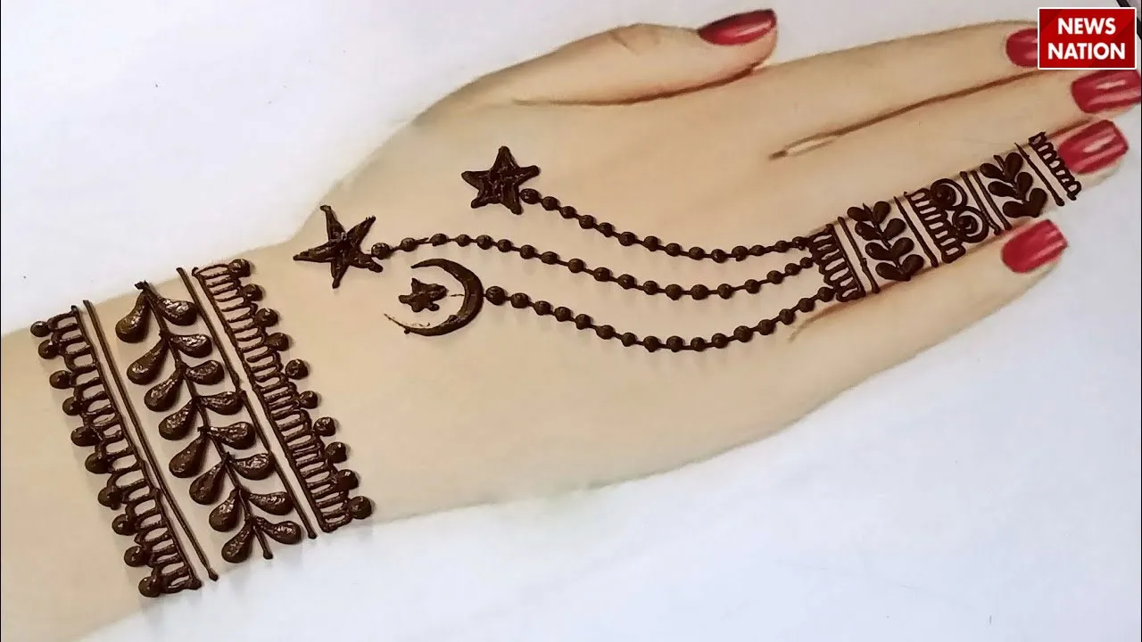 वेस्‍टर्न चांद मेहंदी