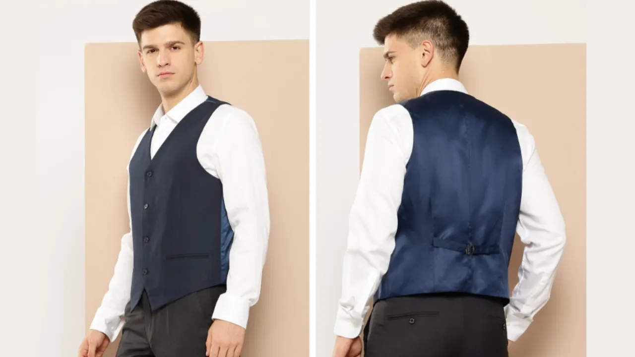 INVICTUS Slim Fit Formal Waistcoat