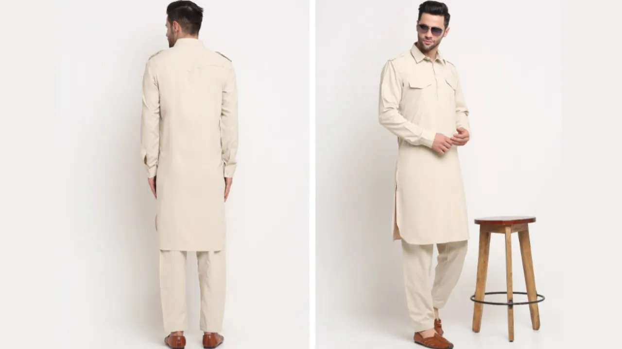 KRAFT INDIA Pathani Kurta With Pyjamas