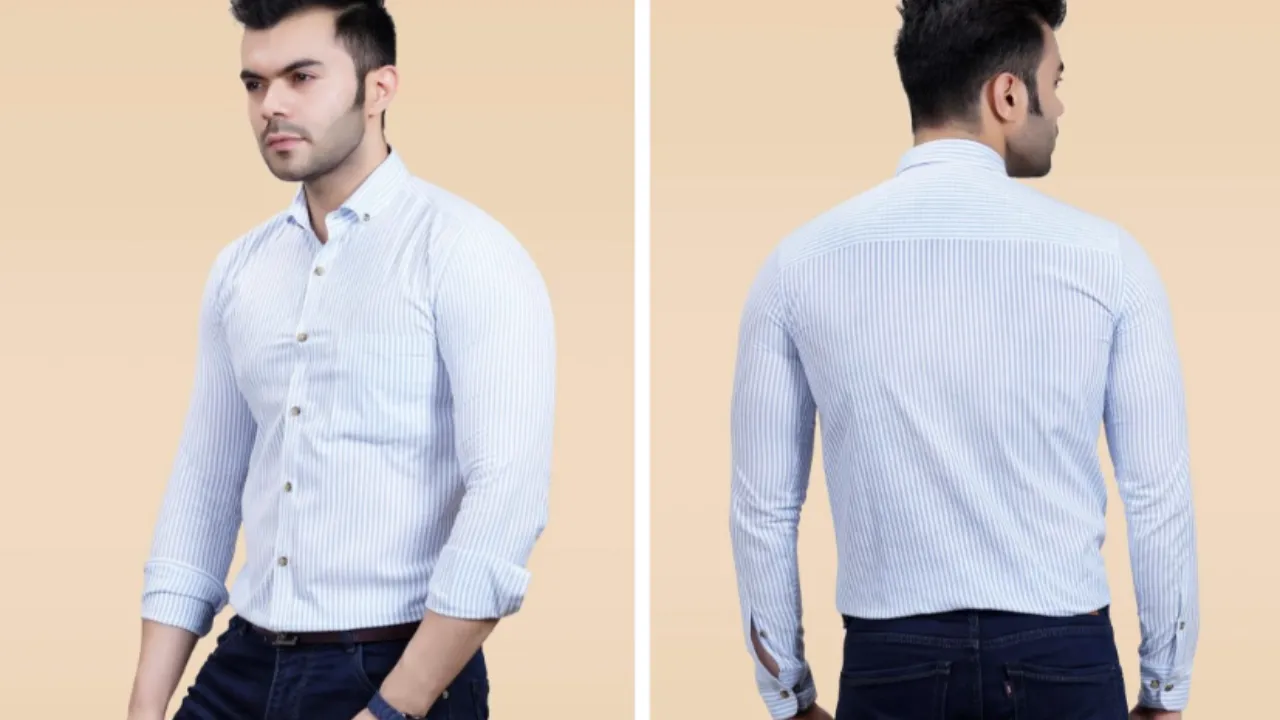  RANJ Men Premium Slim Fit Opaque Formal Shirt 