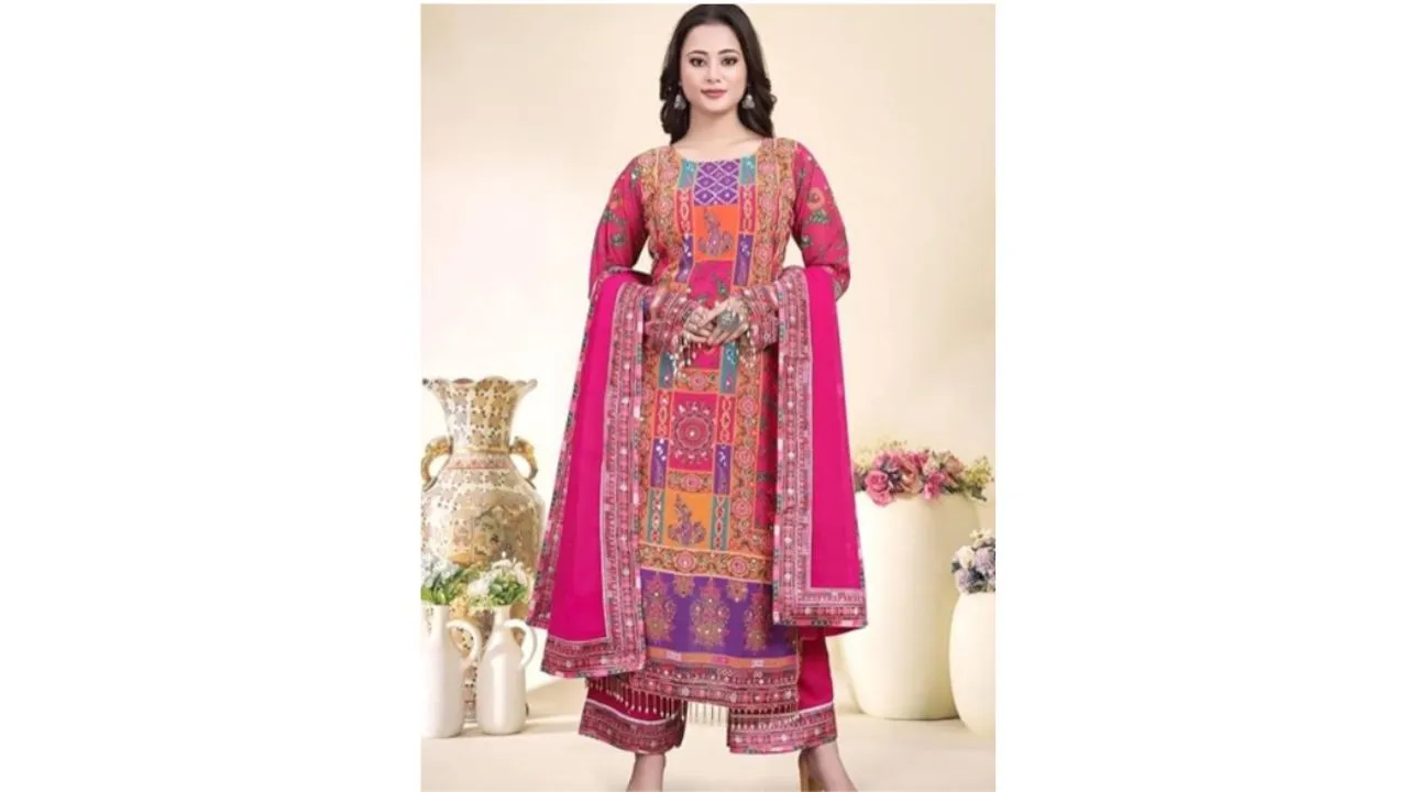 Mirror Work Pakistani Style Kurta