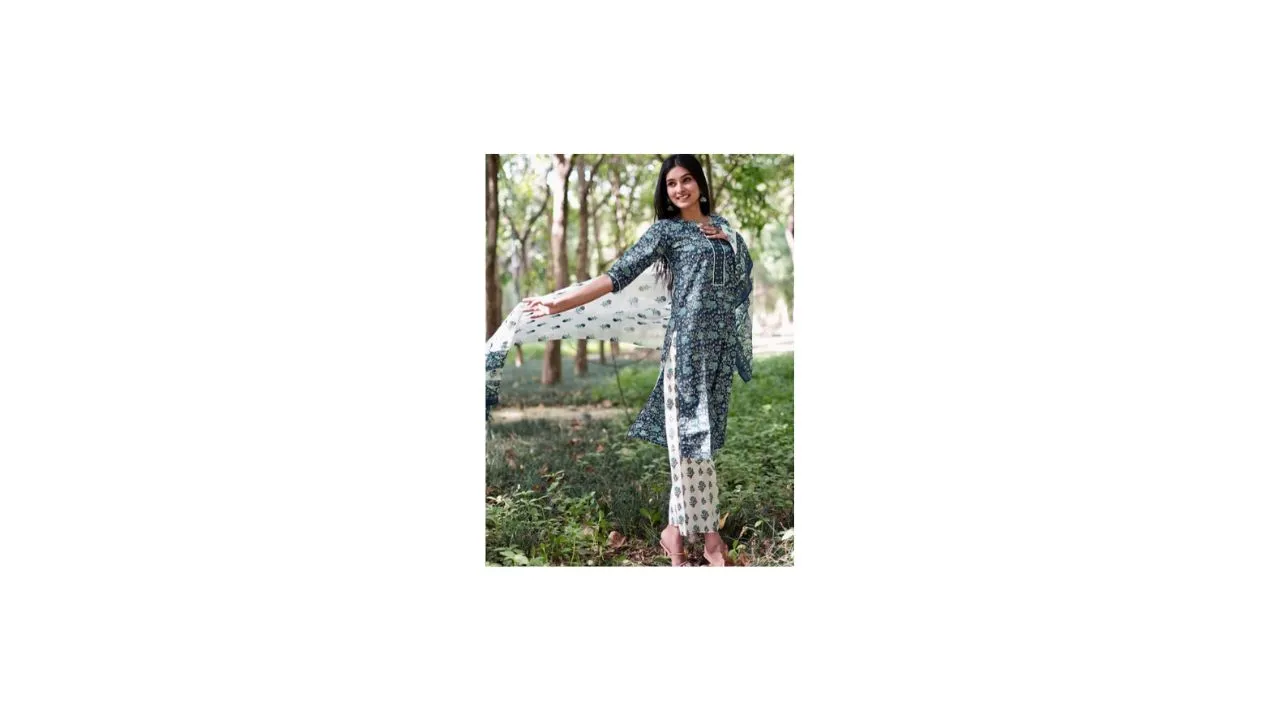 Libas Kurta with Palazzos & Dupatta