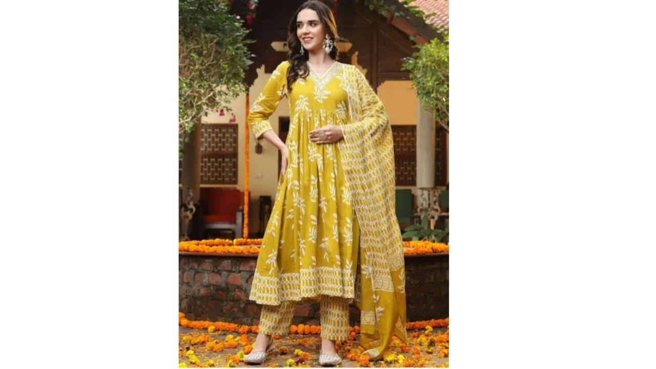 Pure Cotton Anarkali Kurta