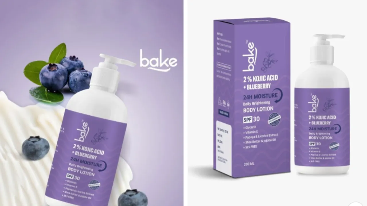  BAKE 2% Kojic Acid Body Lotion SPF 30 PA+++ for Dark Spots & Tan Removal 