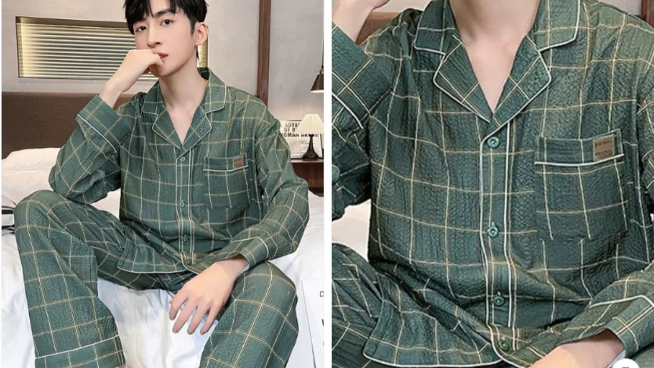 StyleCast Men Checked Shirt With Pyjama Night Suit