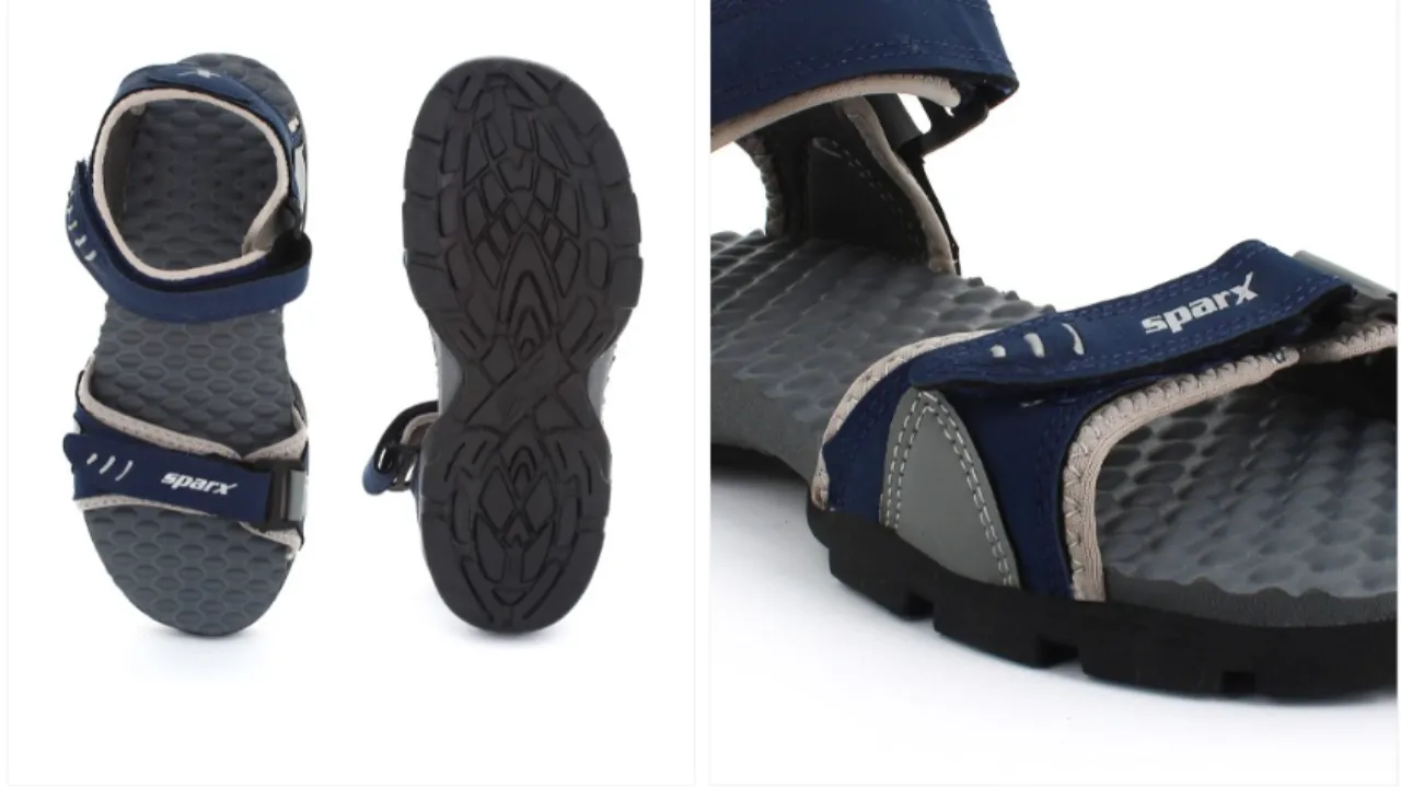  Sparx Men Textured Sports Sandals 