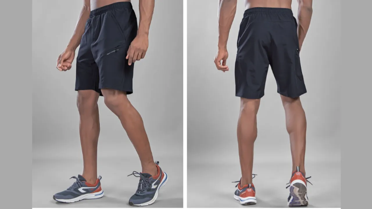 SPORT SUN Men Mid-Rise Dri-FIT Running Shorts