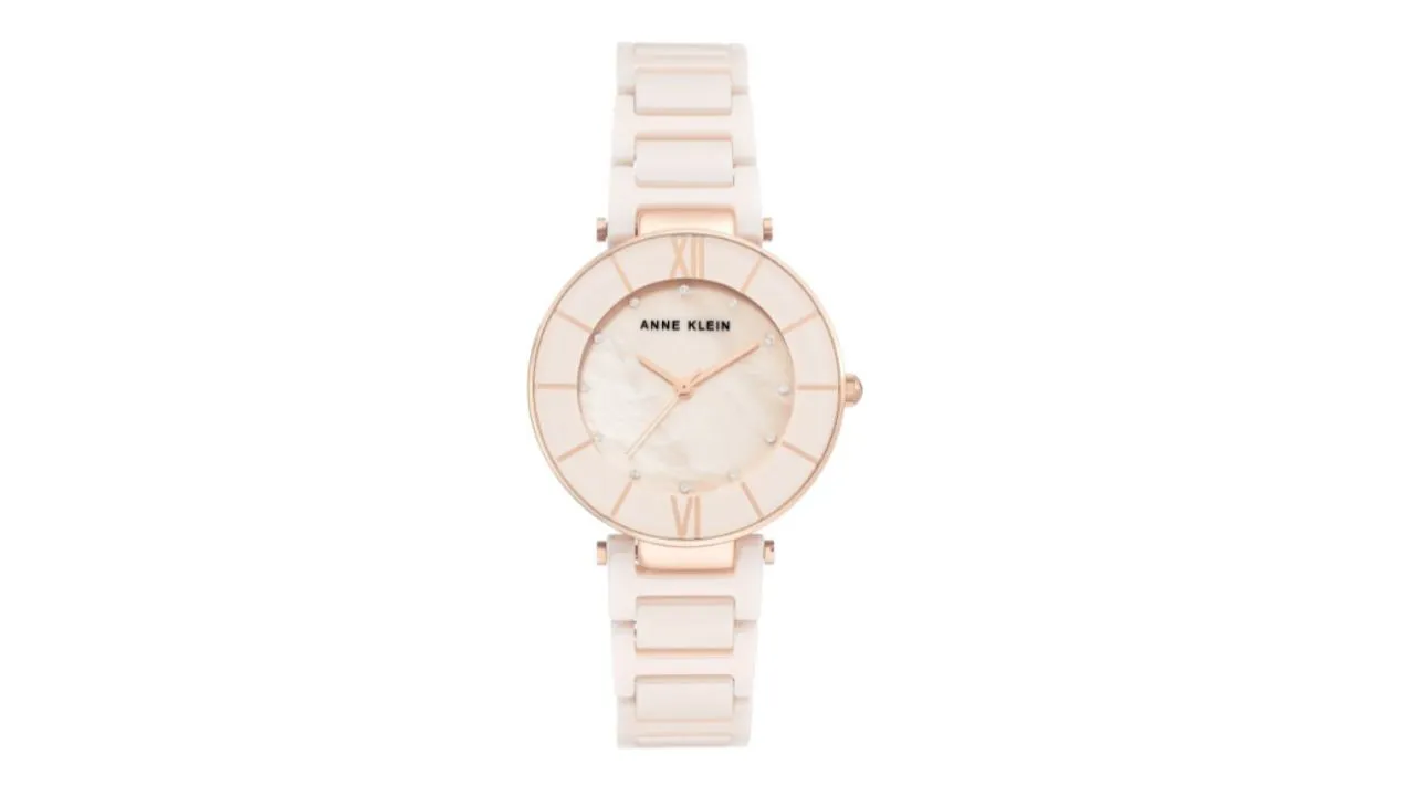 ANNE KLEIN Women Off-White Analogue Watch