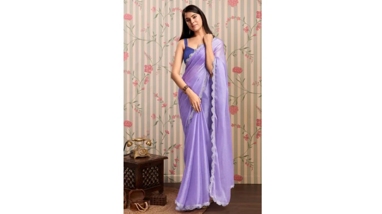 Embroidered Saree