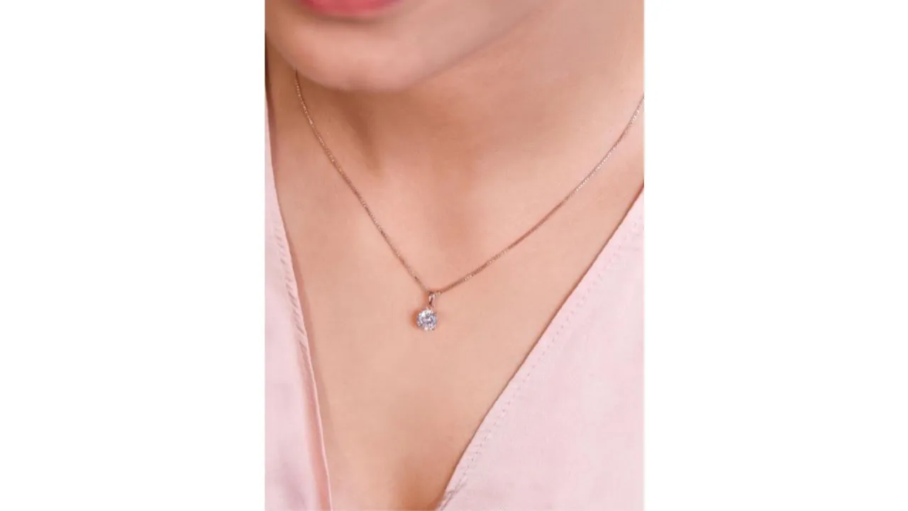 Gold-Plated Pendant With Chain