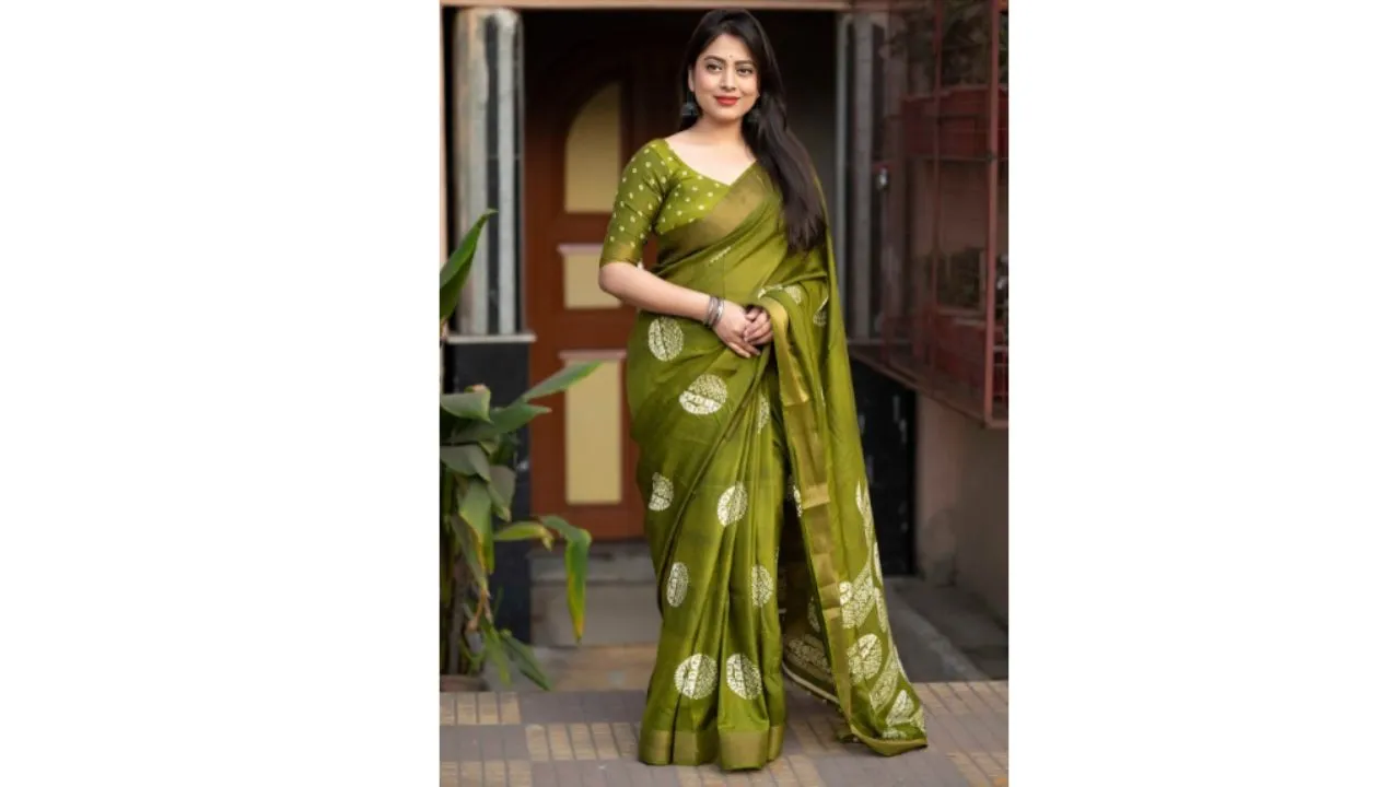  Green Sarees For Women