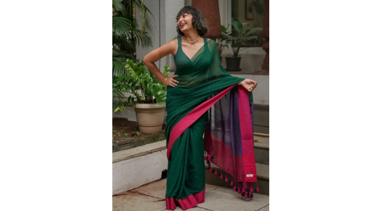 KALINI Ethnic Motifs Zari Pure Silk Banarasi Saree