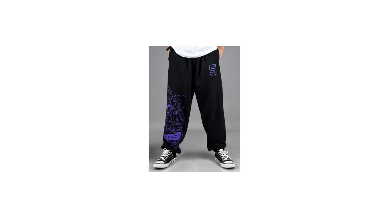 COMICSENSE Men Printed Anime Baggy Fit Joggers
