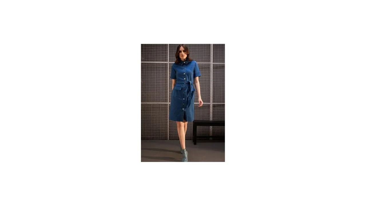 StyleStone Denim Dress For Women
