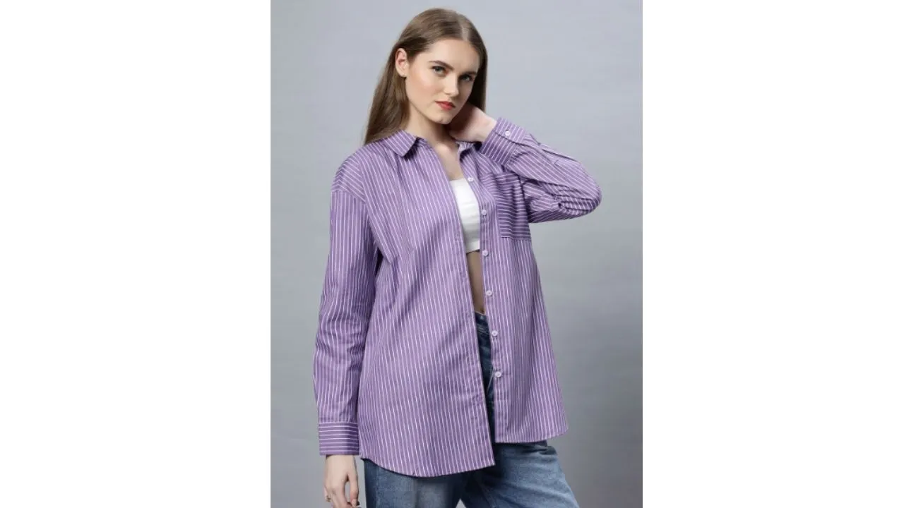 Co Striped Cotton Shirts