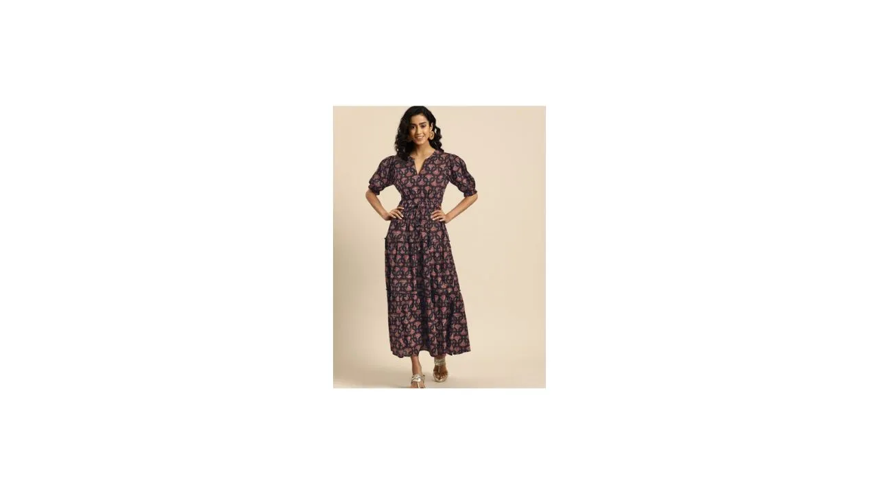 Anayna Women Floral Printed Maxi Dress