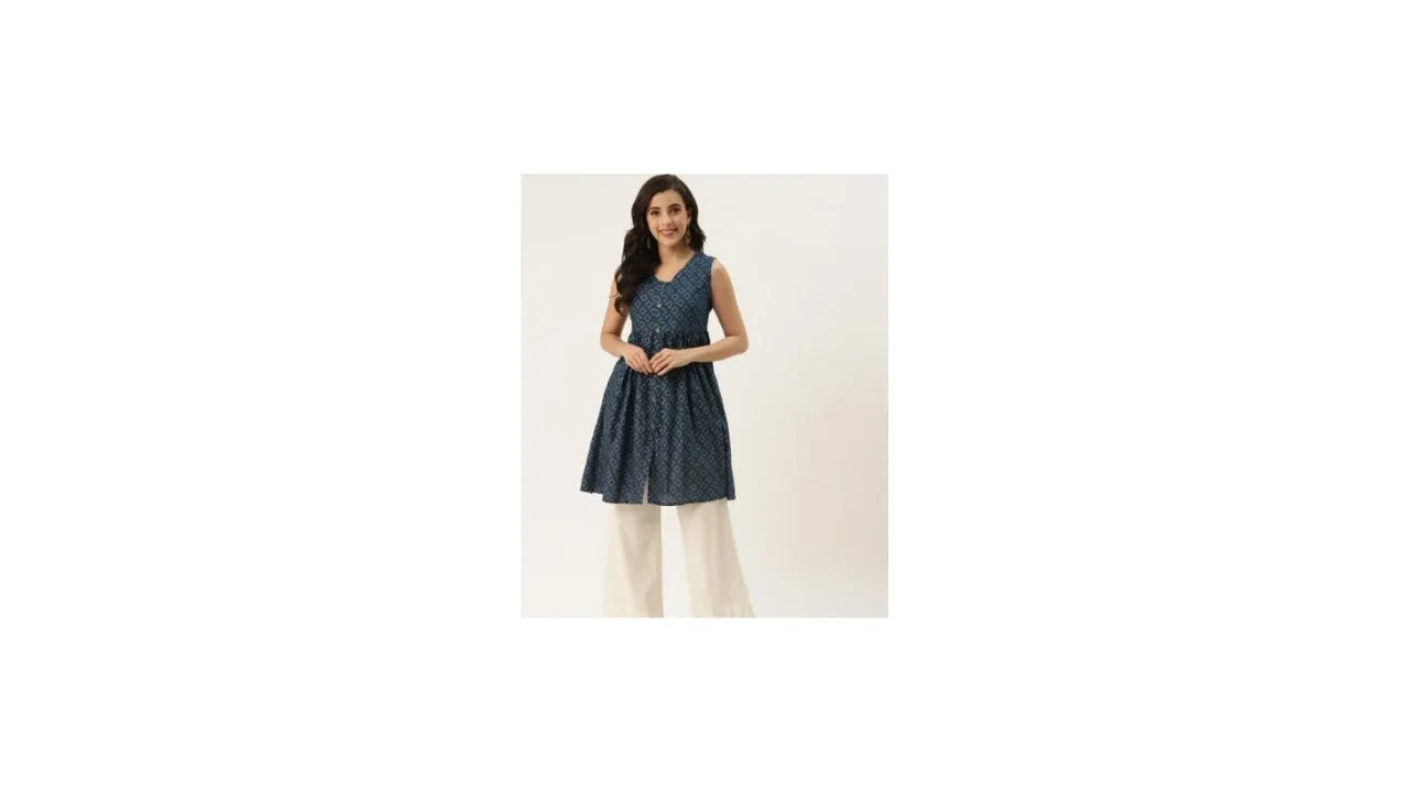 KBZ Ethnic Motifs Printed Maternity Kurti