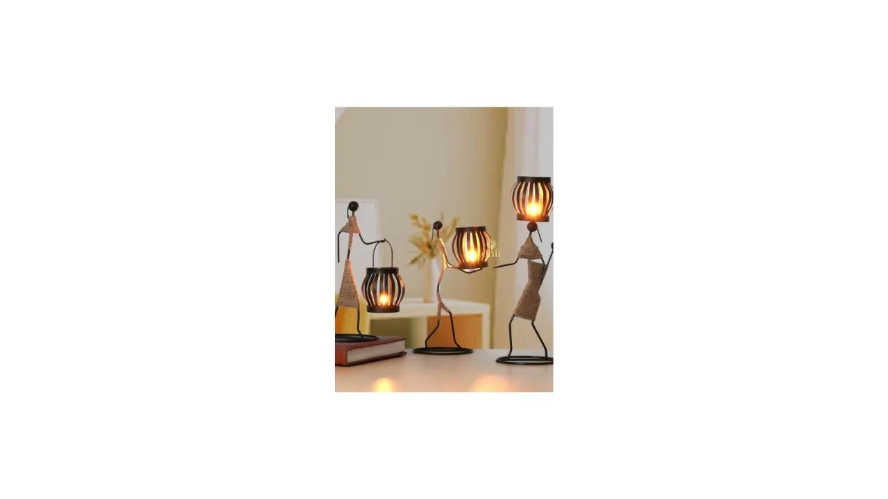 DULI Set of 3 Tealight Candle Holders
