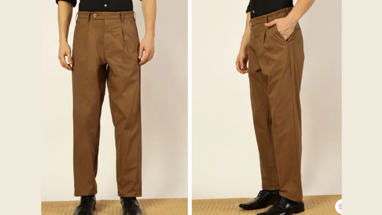  Thomas Scott Men Smart Pleated Korean Pant 