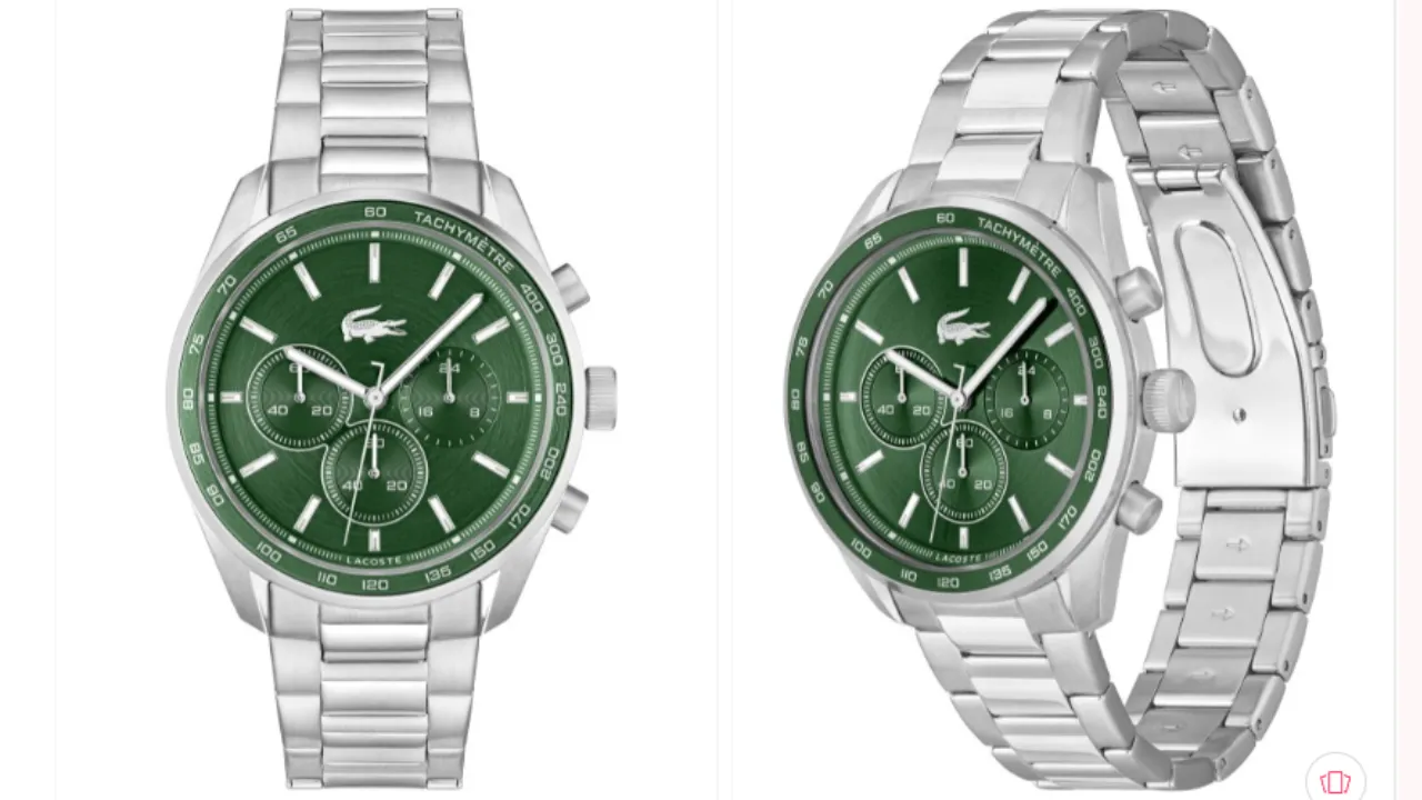 Lacoste Men Boston Bracelet Style Analogue Chronograph Watch