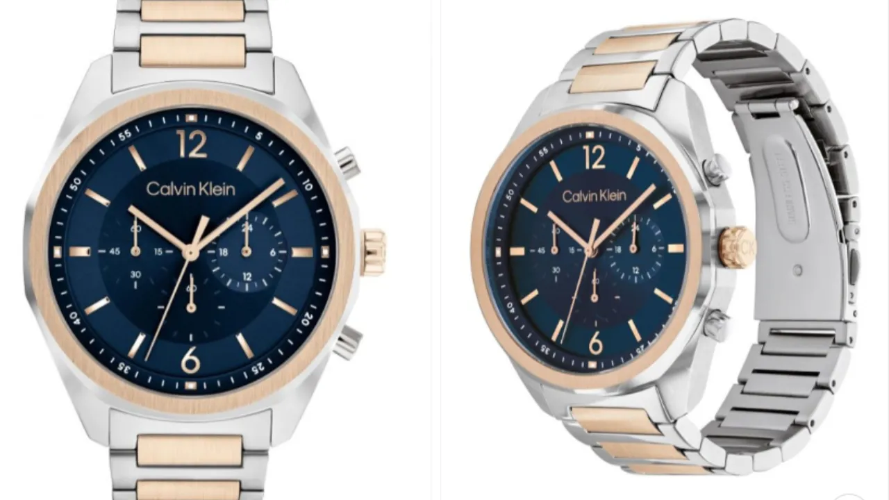 Calvin Klein Men Force Bracelet Style Analogue Chronograph Watch