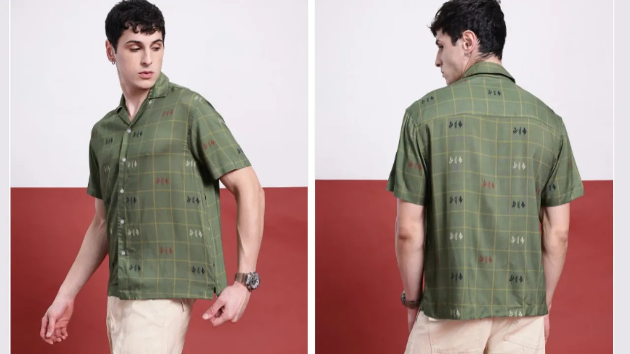 Kook N Keech Indie Printed & Checked Shirt