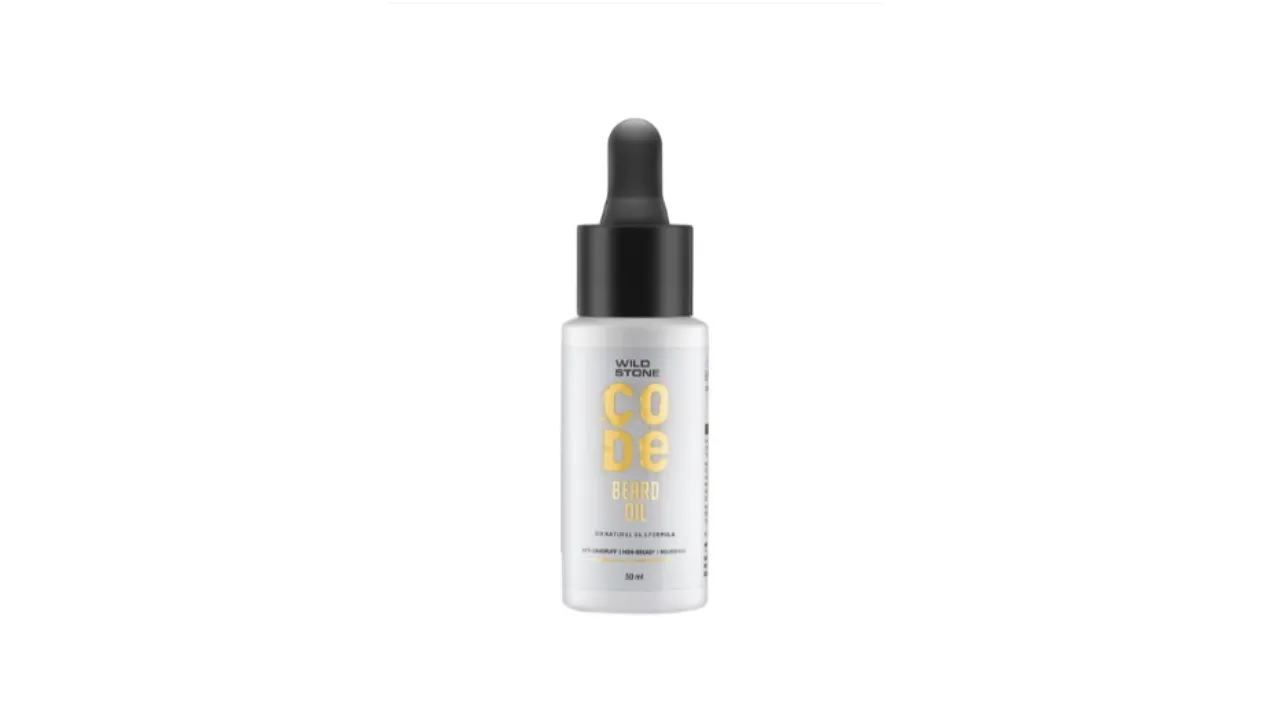 Wild stone Men Code Beard Oil for Anti-Dandruff & Non Greasy Beard - 30 ml