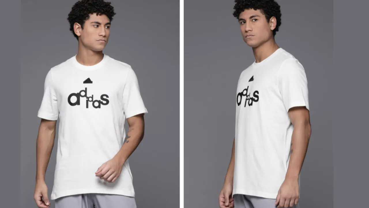ADIDAS Graphic Print Fleece T-shirt