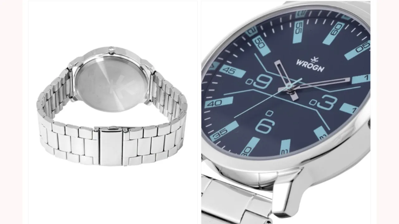 WROGN Men Blue Analogue Watch
