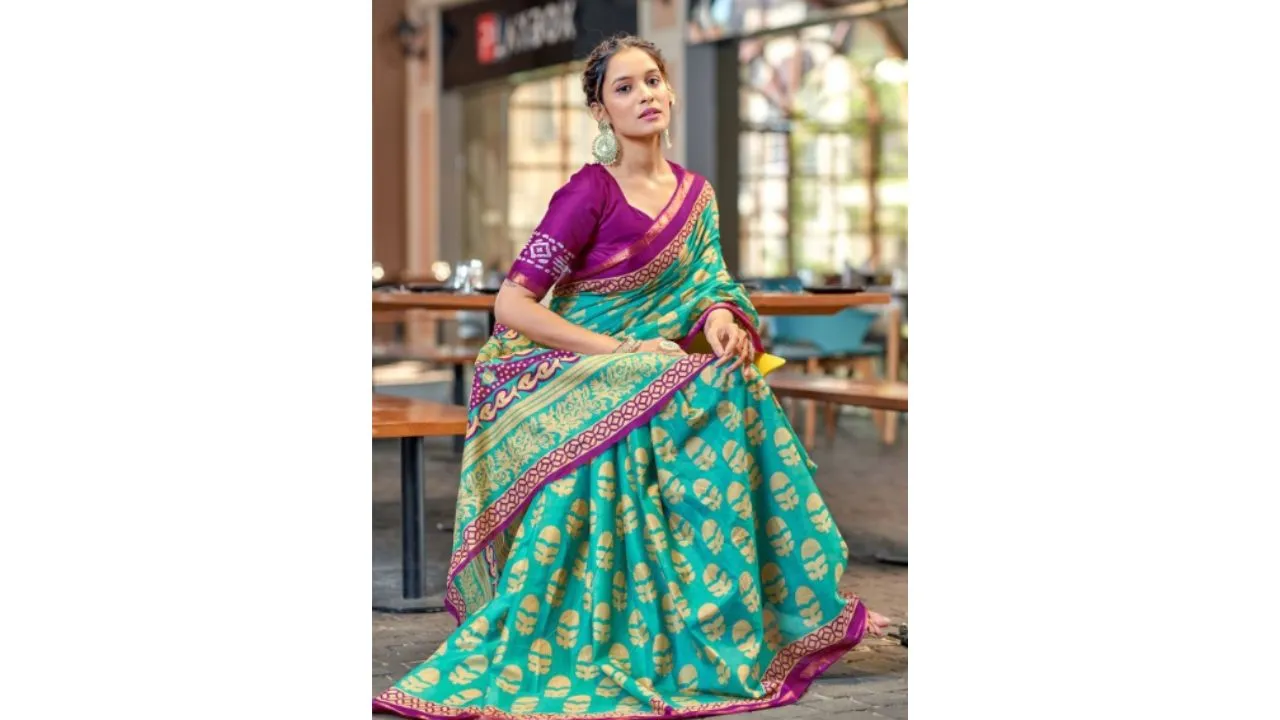 Printed Pure Cotton Saree