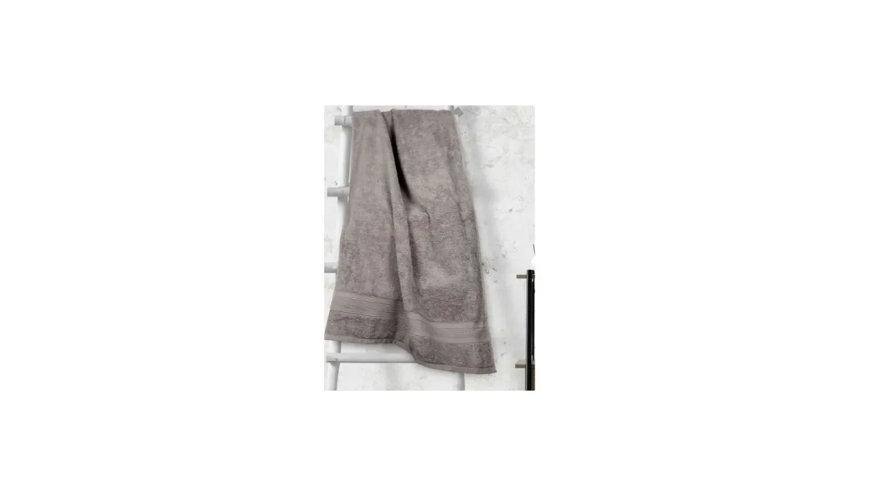 MYTRIDENT Charcoal Cotton Bath Towel