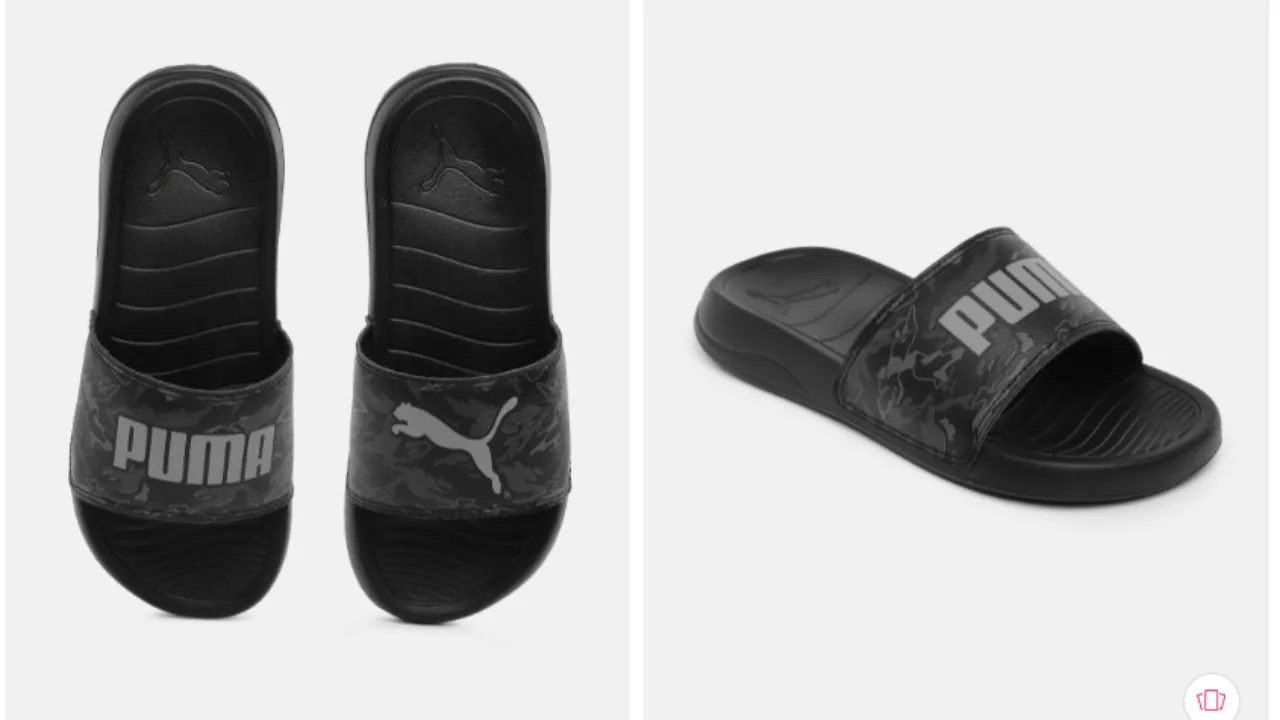 Puma Unisex Logo Pop Printed Sliders
